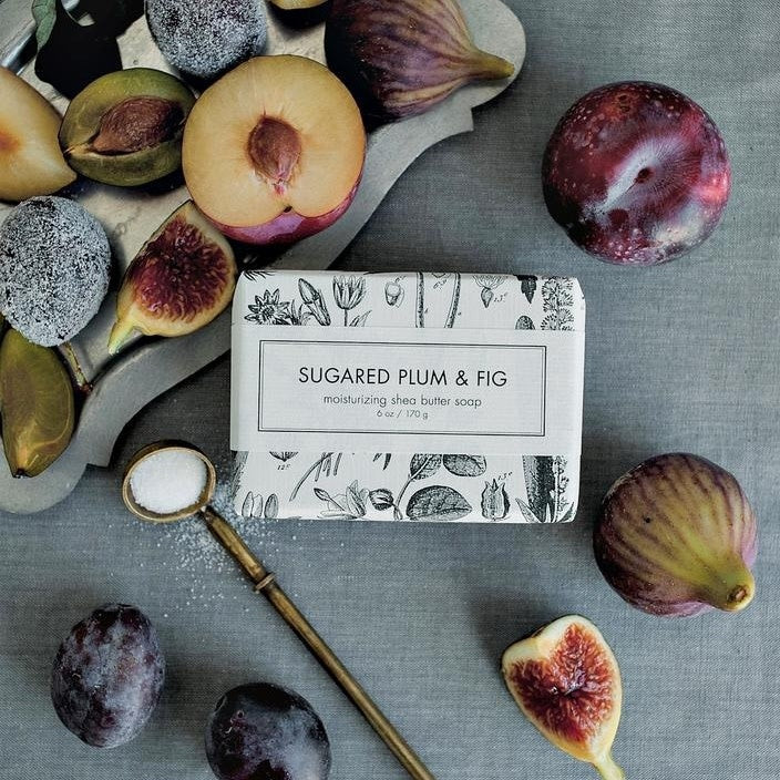 Sugared Plum & Fig Seasonal Holiday Shea Butter Soap Bar