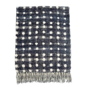 Dot Throw Blanket - Indigo