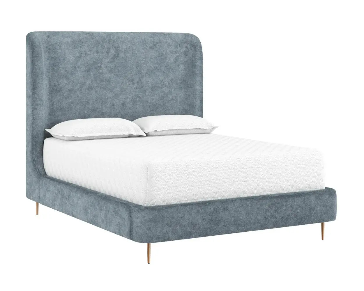 Tierra Queen Bed - Bergen French Blue