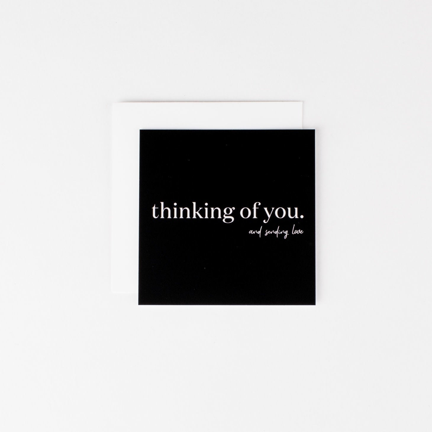Thinking of You & Sending Love Mini Notecard