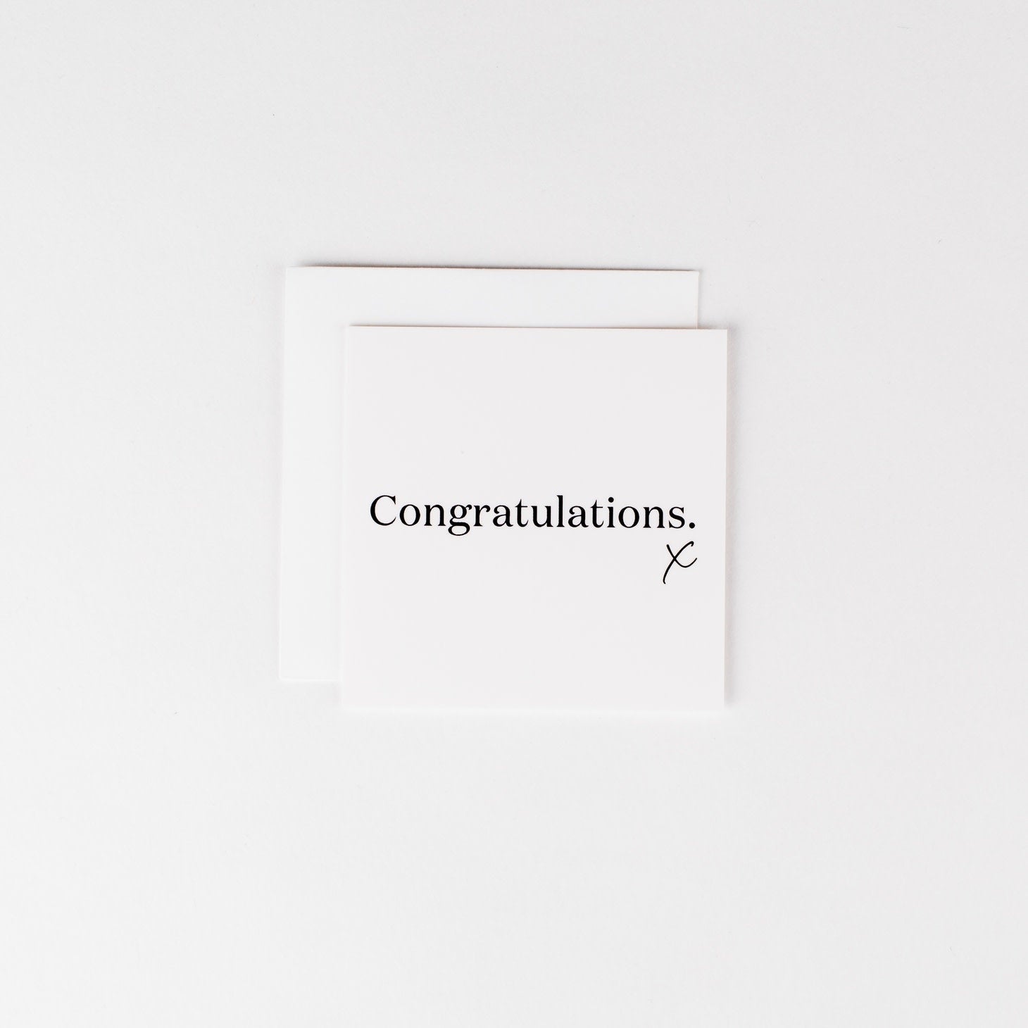 Congratulations Mini Notecard