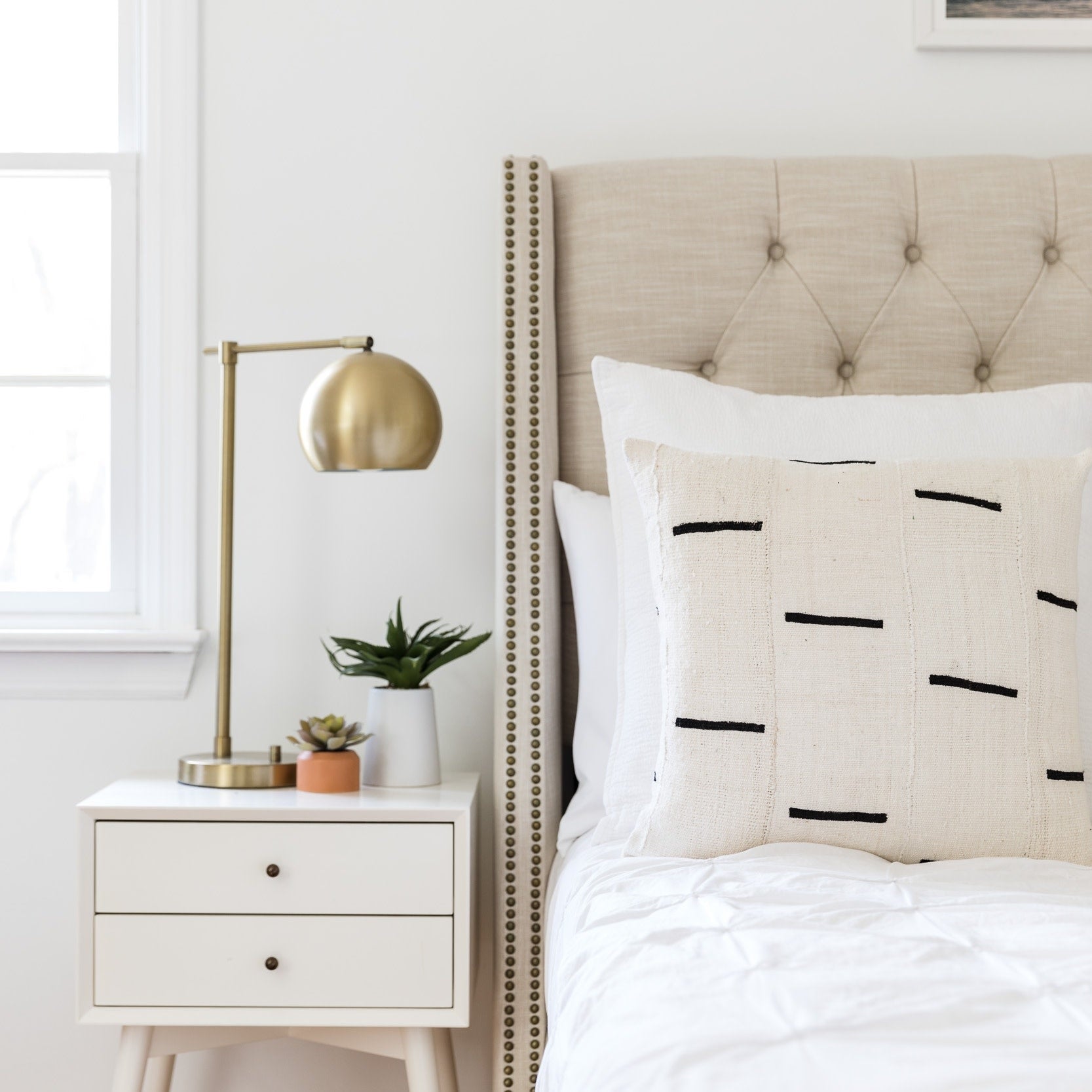 DAVU Throw Pillows | African Mudcloth Pillow