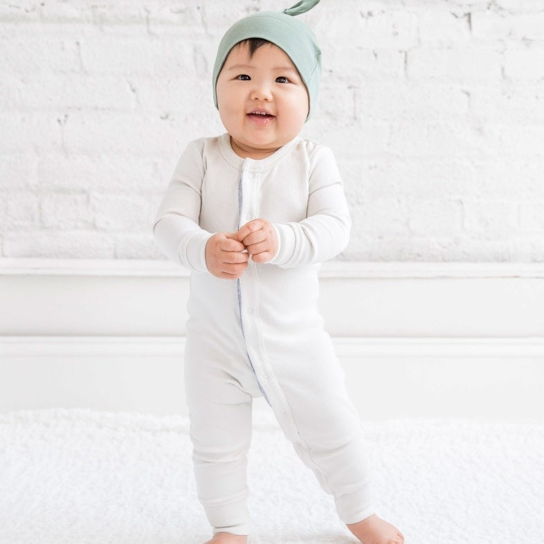 Classic Knotted Hat - Thyme NB