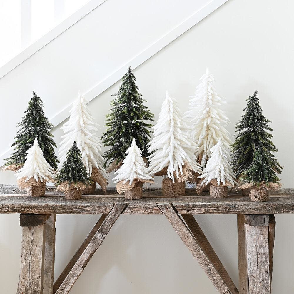 FESTIVE FIR TREE - SNOW WHITE