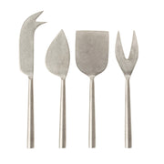 Tides Cheese Knives - Tumbled Stainless