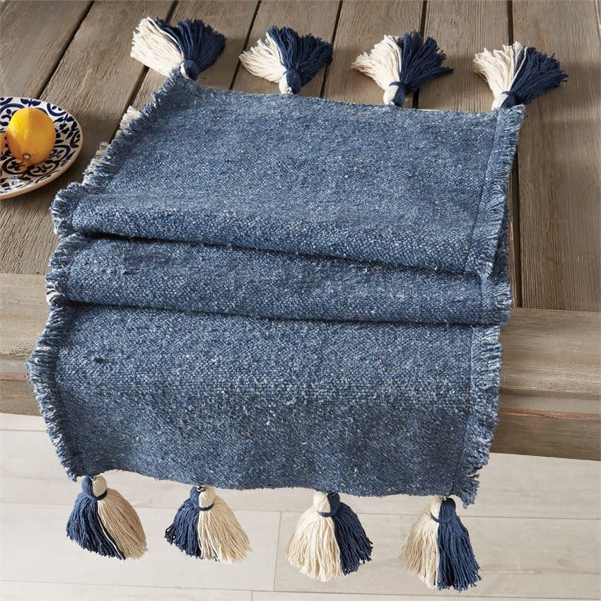 Ponchaa Table Runner - Navy