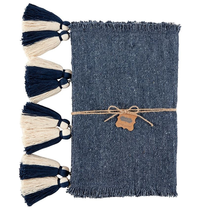 Ponchaa Table Runner - Navy