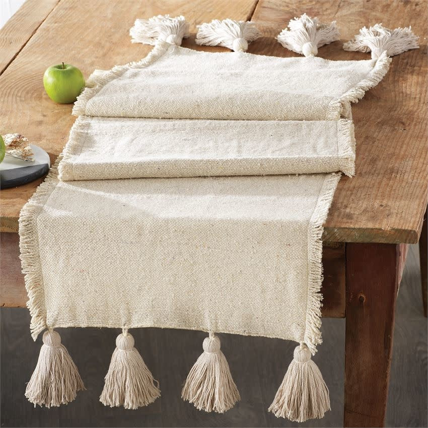 Ponchaa Table Runner - Off White