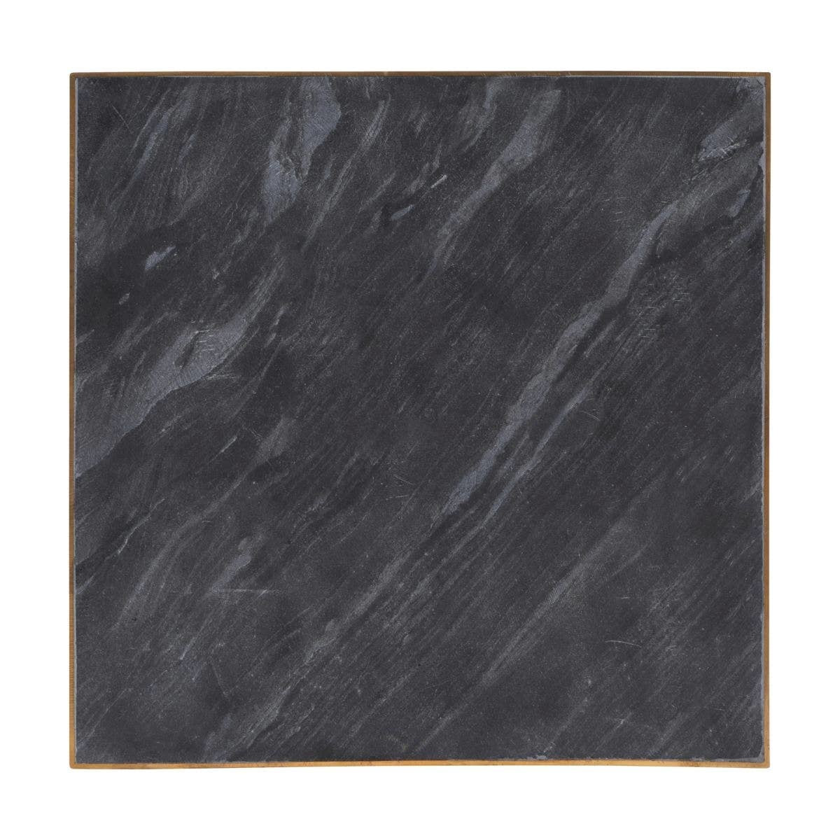 Square Stone Tray - Dark Grey