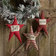 STAR FABRIC HANGERS  | JOY & BELIEVE