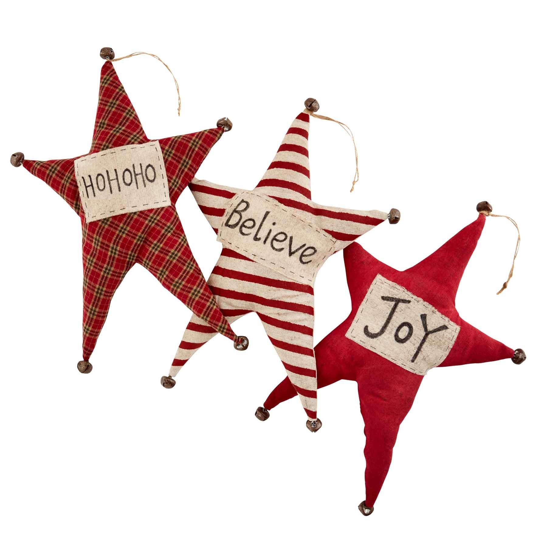 STAR FABRIC HANGERS  | JOY & BELIEVE