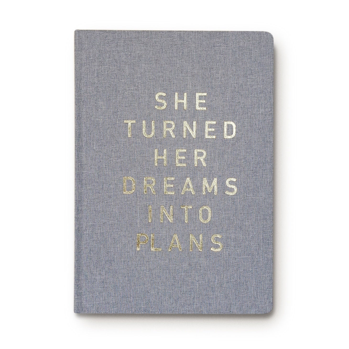 She Turned Her Dreams Into Plans Journal Fabric Journal