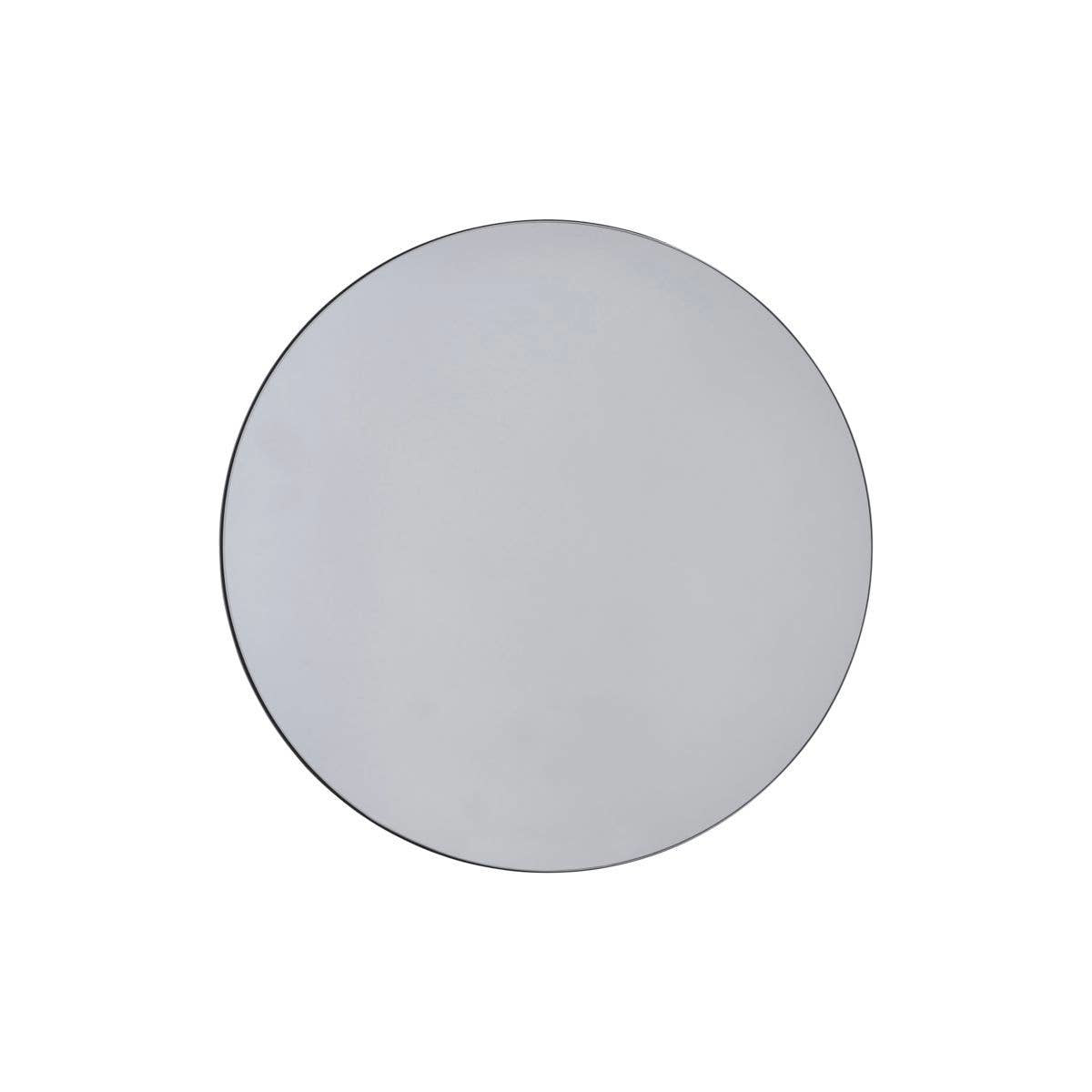 Round Wall Mirror - Grey - Small