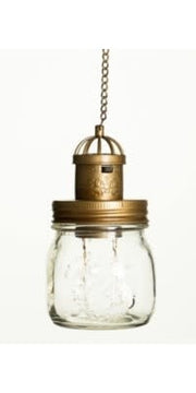 Solar Lamp Mason Jar - Clear - 19"