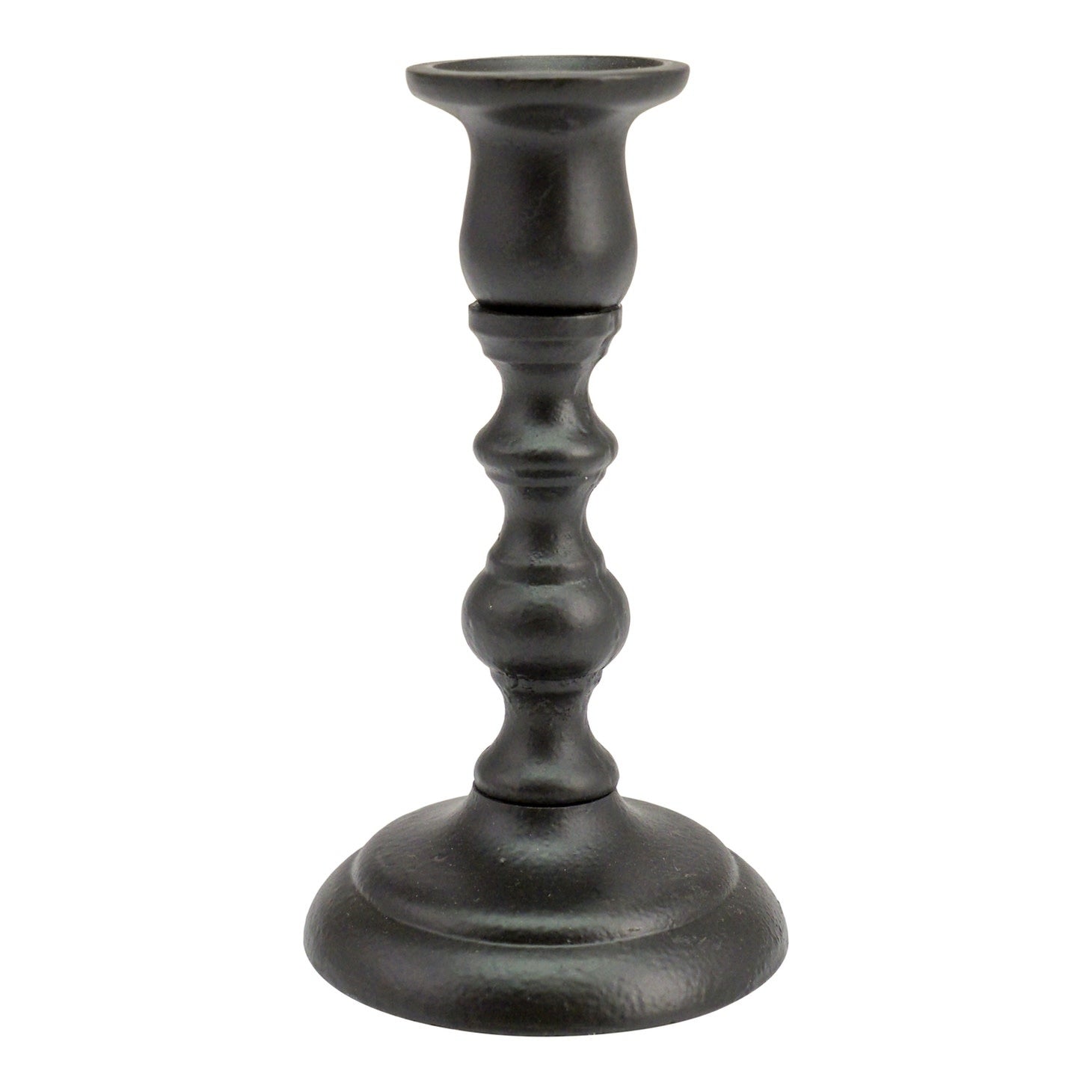 Empire Taper Candle Holder - Black - SM