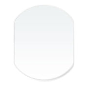 Brady Oval Mirror - White - Large
