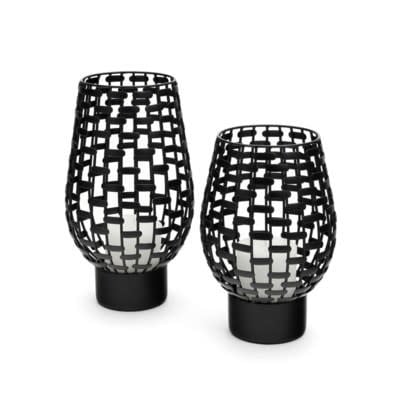 Ronnie Metal Lantern - Black - Large