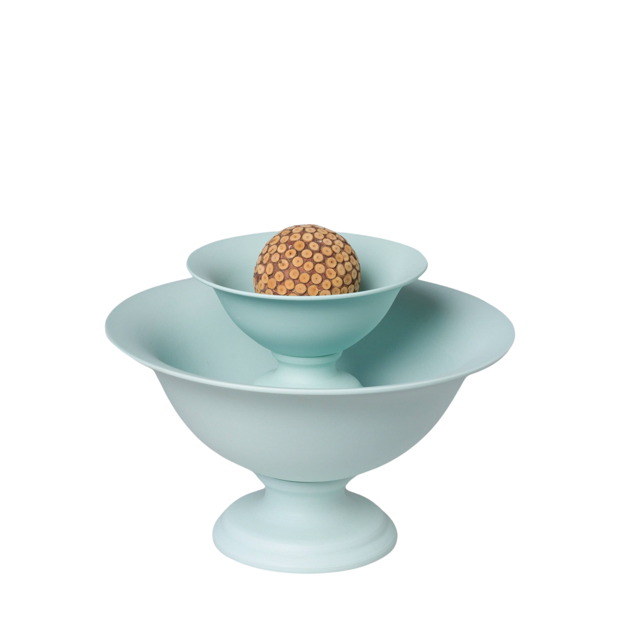 Footed Vaso - Mint - Large