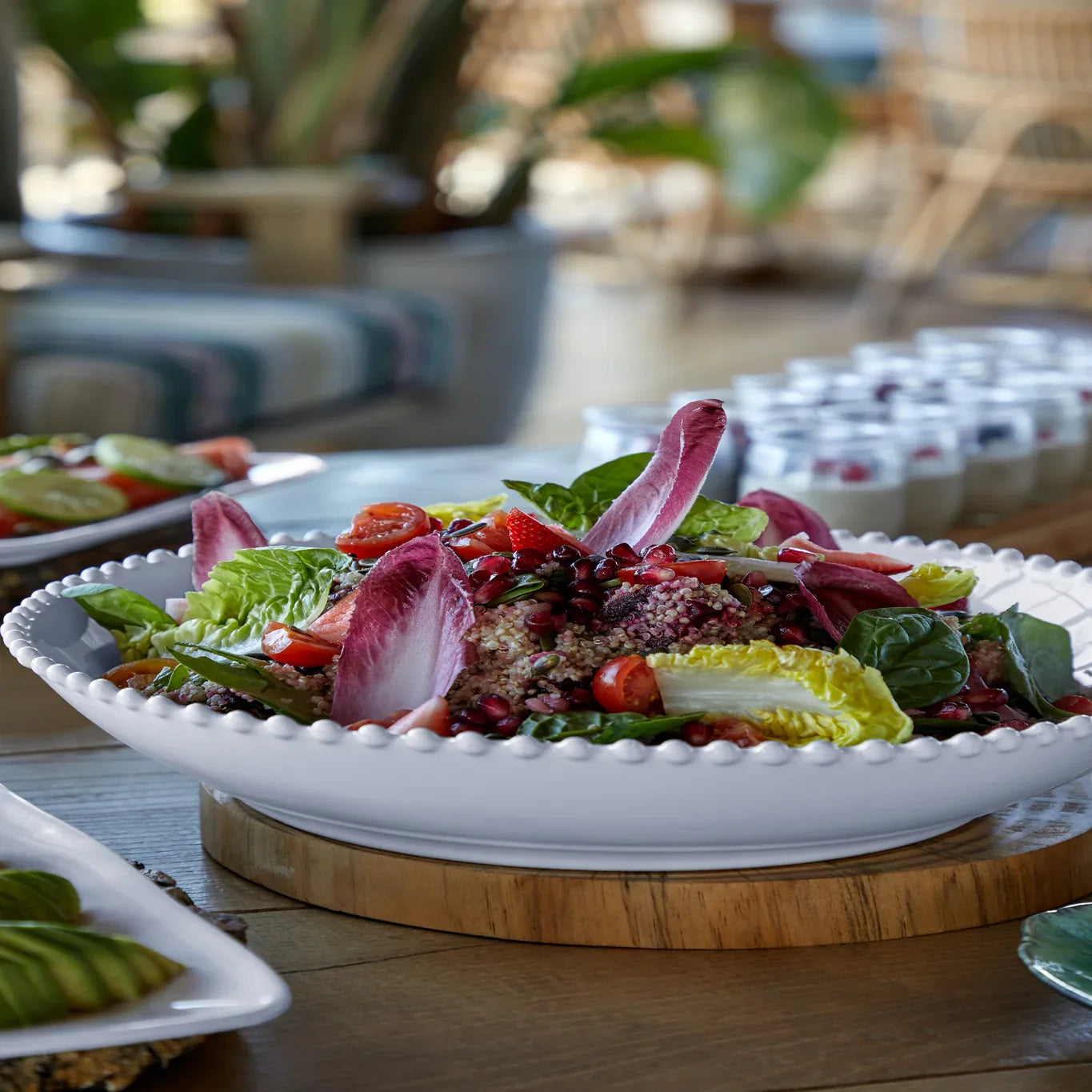 Pearl Pasta/Serving Bowl - White