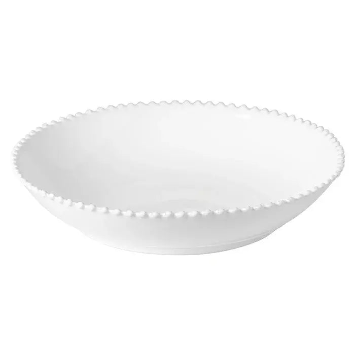 Pearl Pasta/Serving Bowl - White