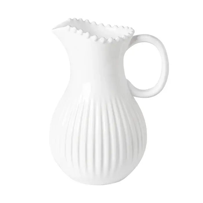 Pearl Pitcher - White
