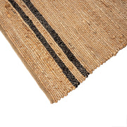 Coastal Stripe Rug - Black - 2x3