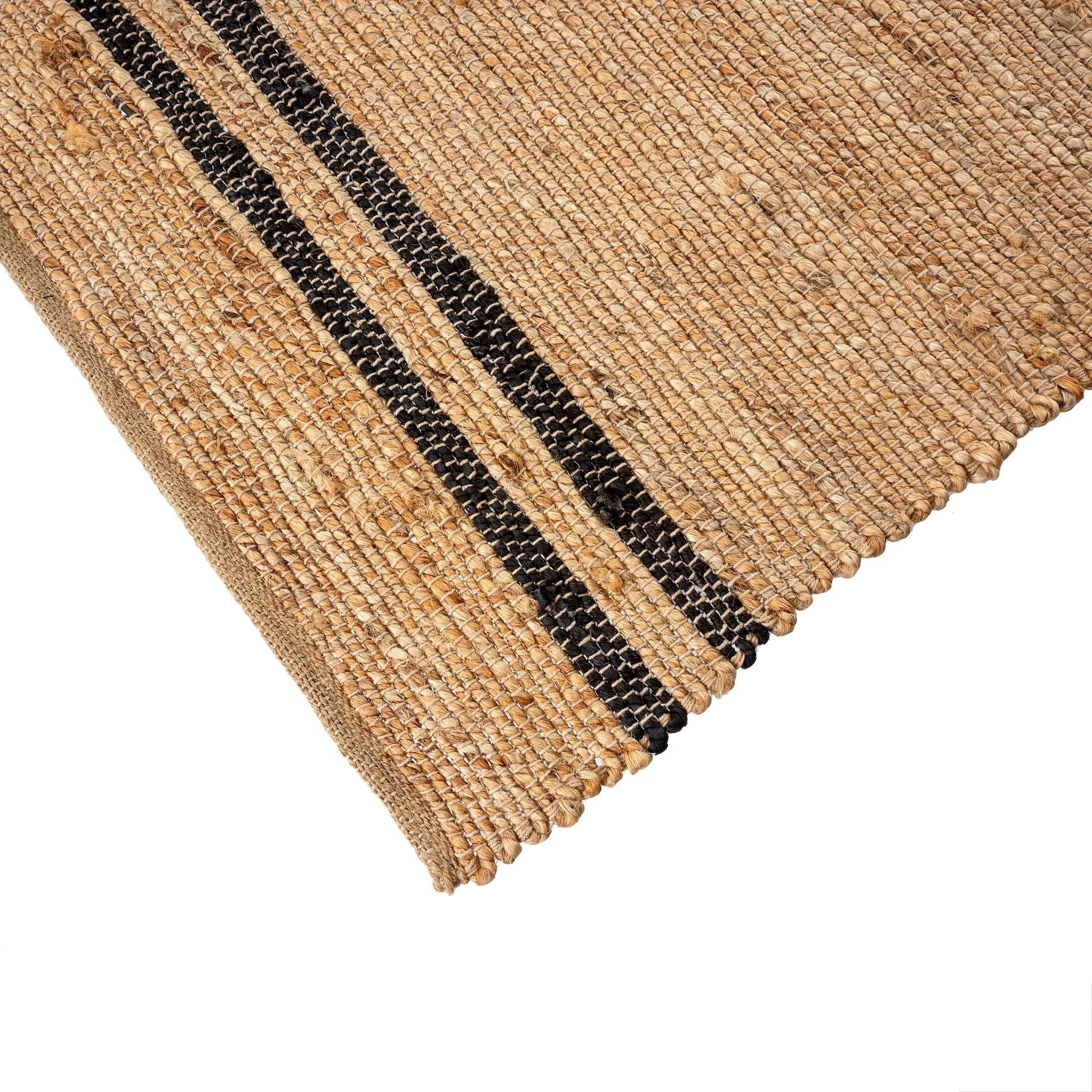 Coastal Stripe Rug - Black - 2x3