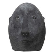 Terracotta Face - Distressed Matte Black Finish