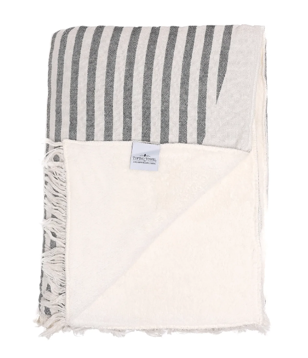 Tofino Blanket - The Haven Throw - Granite