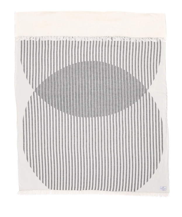 Tofino Blanket - The Haven Throw - Granite