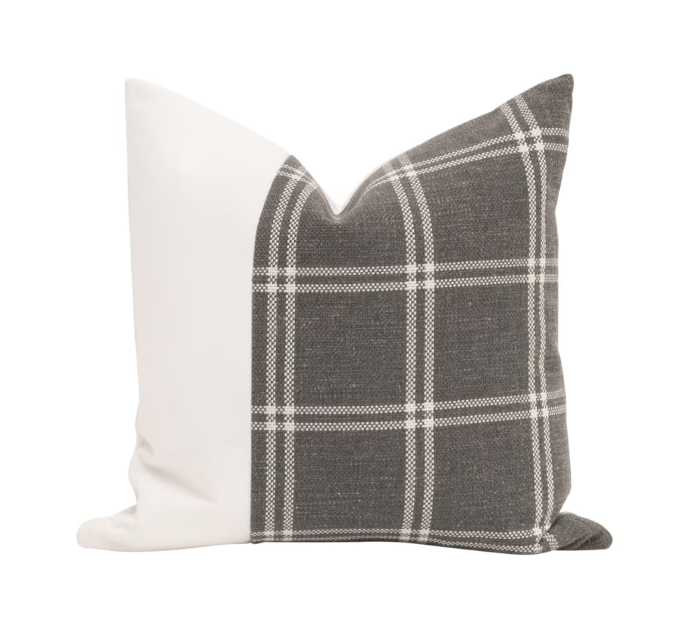 The Lawyer Pillow - Smoke/Ivory