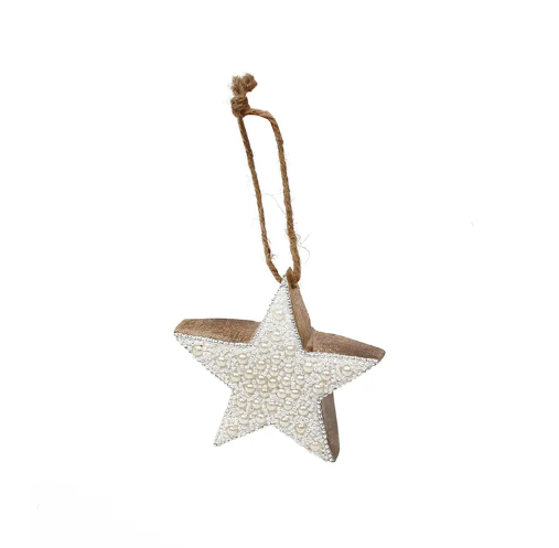 Pearl Star Ornament