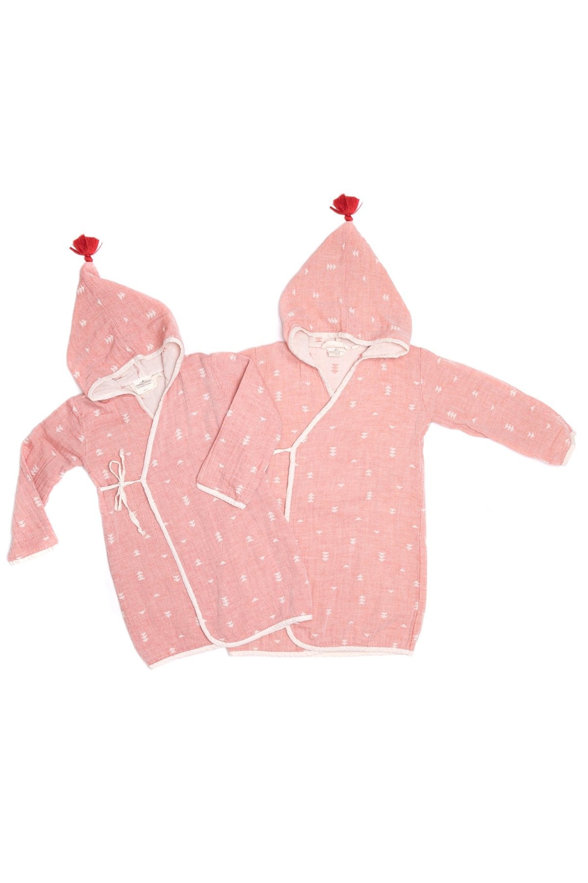 The Pebble Kids Bathrobe - Brick