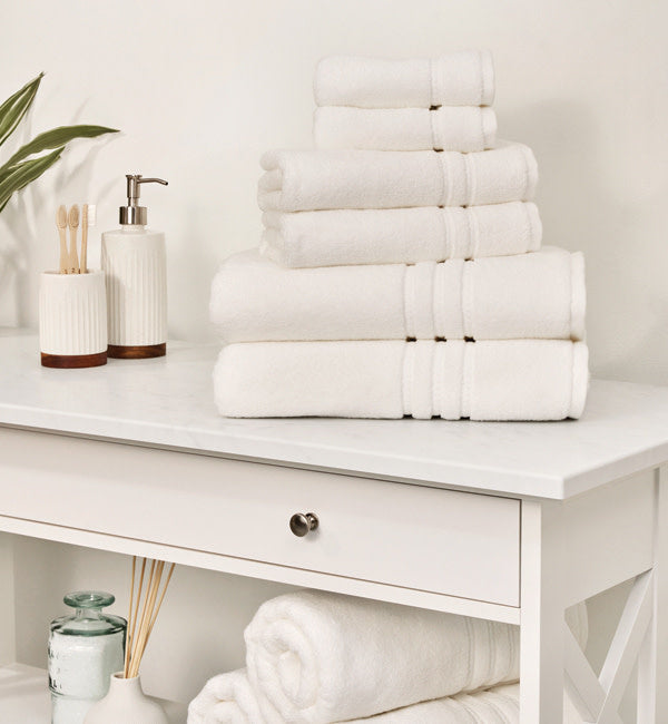 Portofino Bath Towel - White