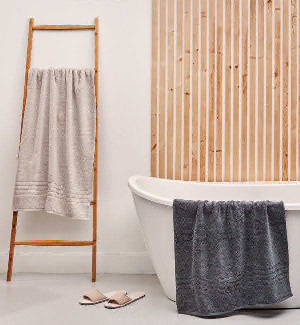 Portofino Bath Towel - Charcoal