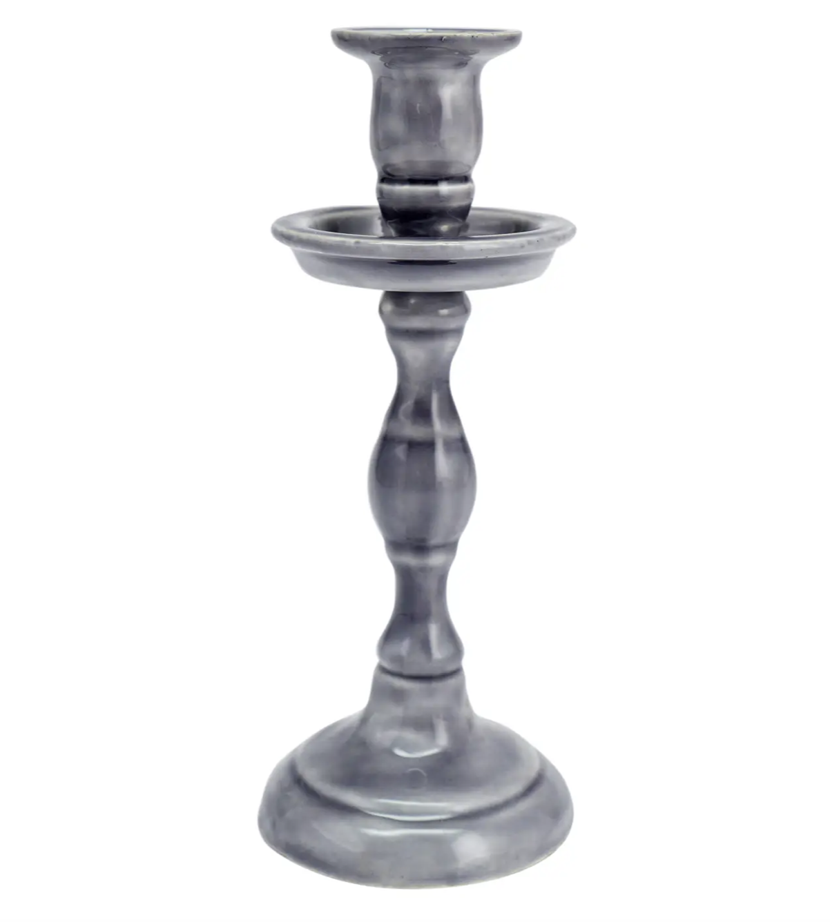 Empire Taper Candle Holder - Grey - Medium