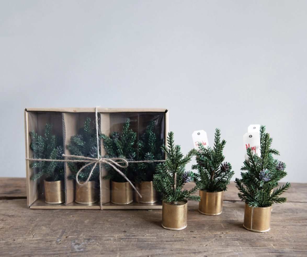 Pine Tree Place Card Holders (Set of 4)