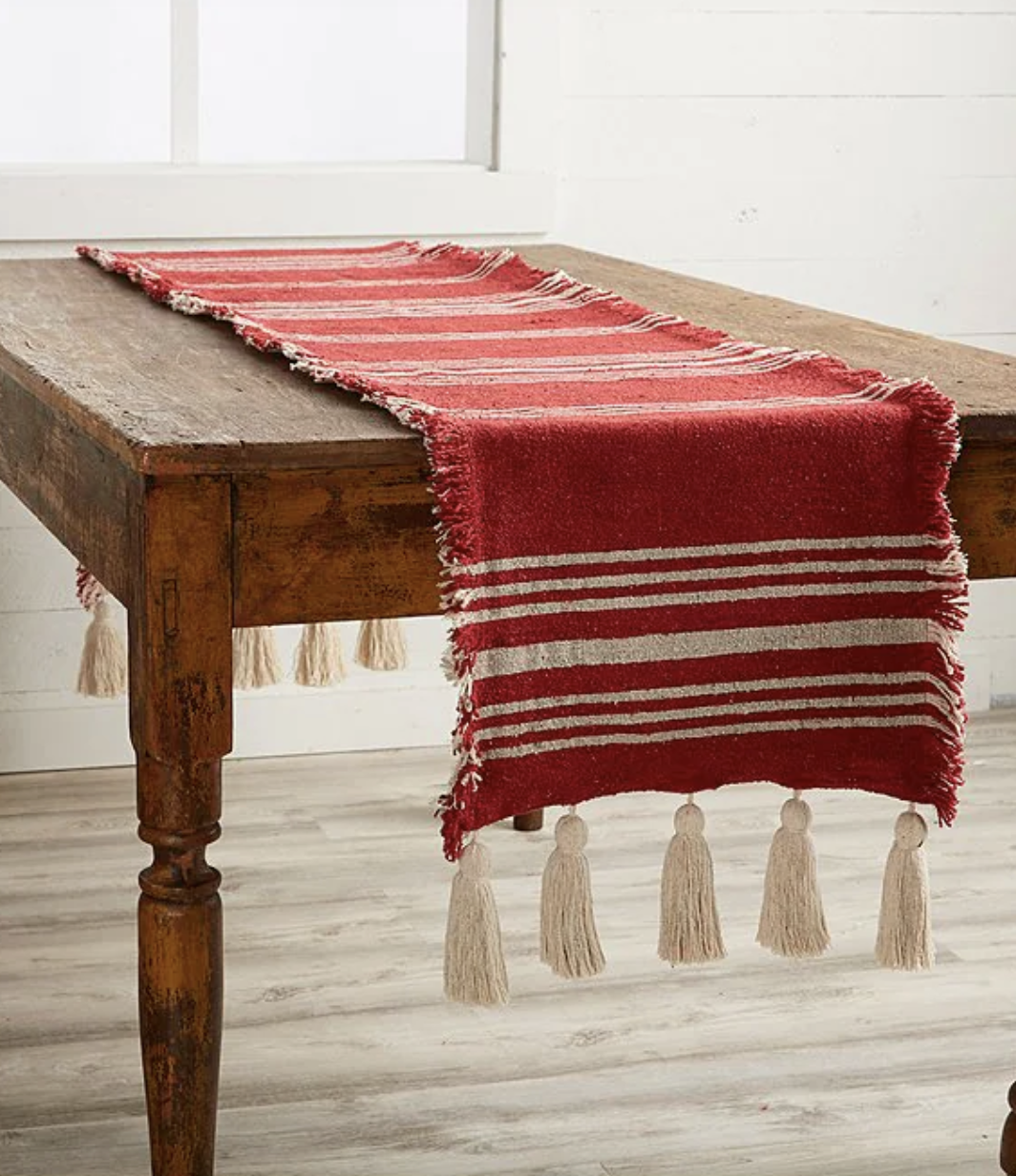 Ponchaa Table Runner - Red