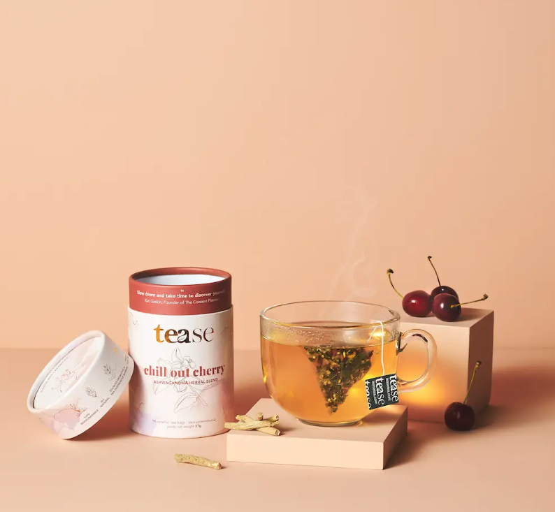 Chill Out Cherry Tea Blend - Compostable Pyramid Bags
