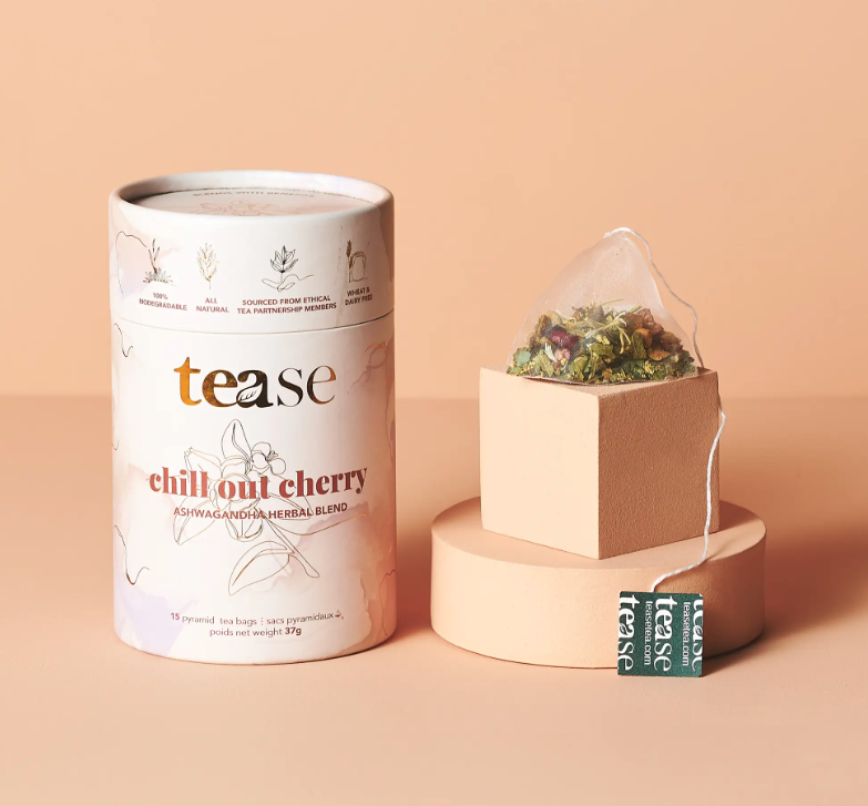 Chill Out Cherry Tea Blend - Compostable Pyramid Bags