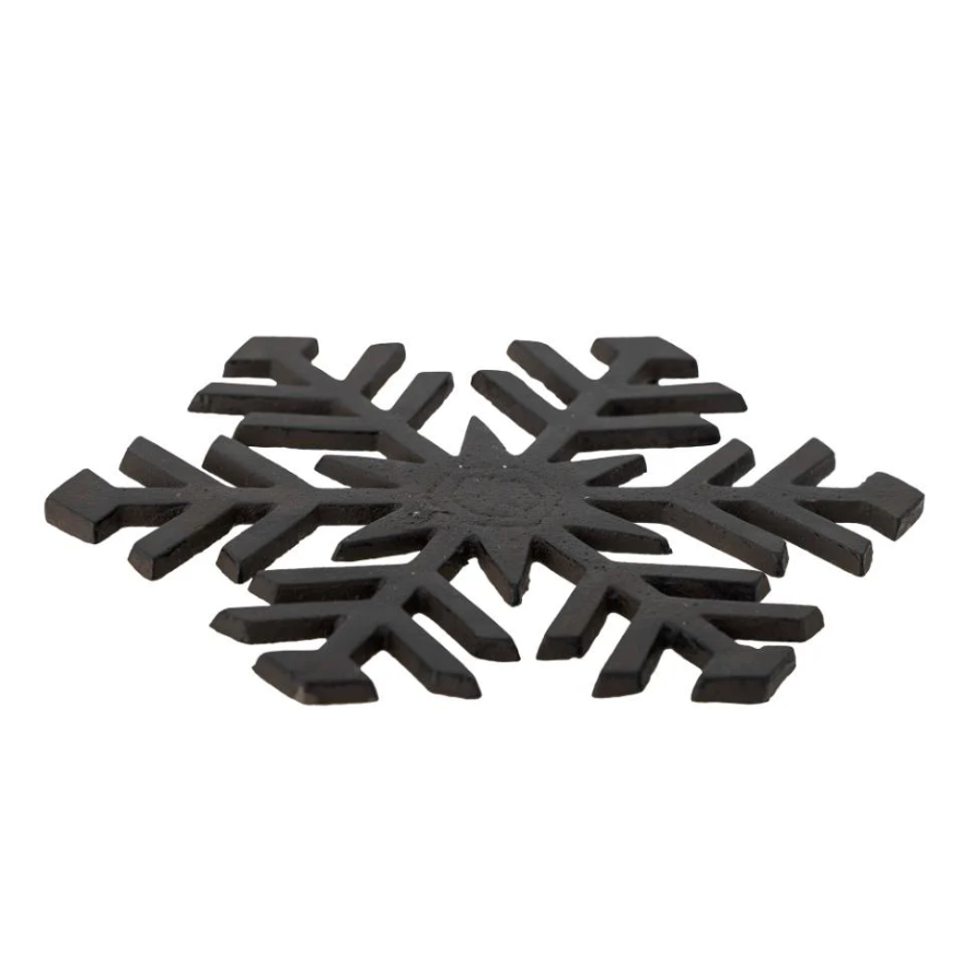 Cast Iron Snowflake Trivet
