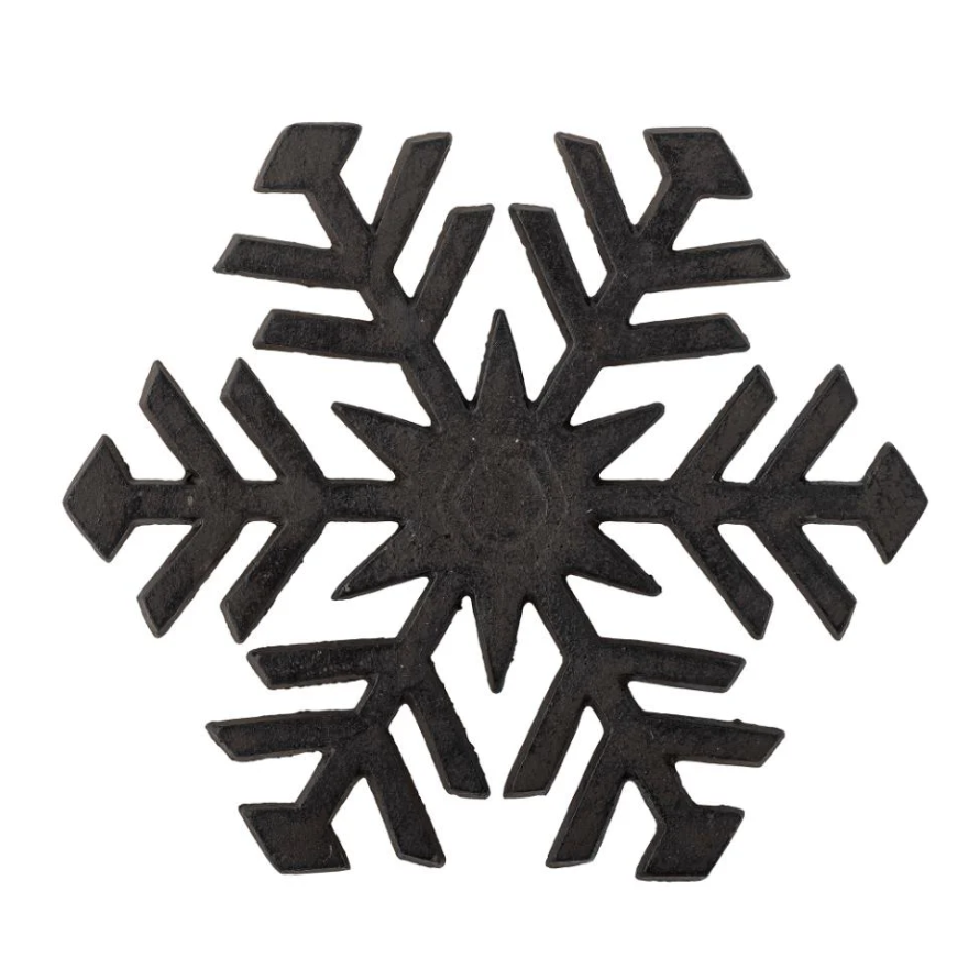 Cast Iron Snowflake Trivet