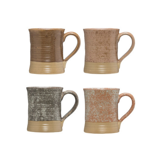 Reactive Glaze Stoneware Mug (4 Styles)
