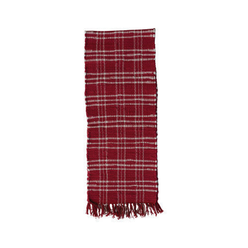 Plaid Chindi Table Runner
