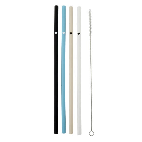 TA Silicone Straw Set 4pk