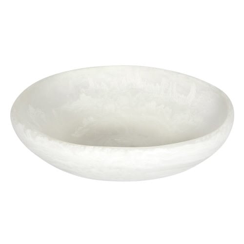 Resin Salad Bowl - White