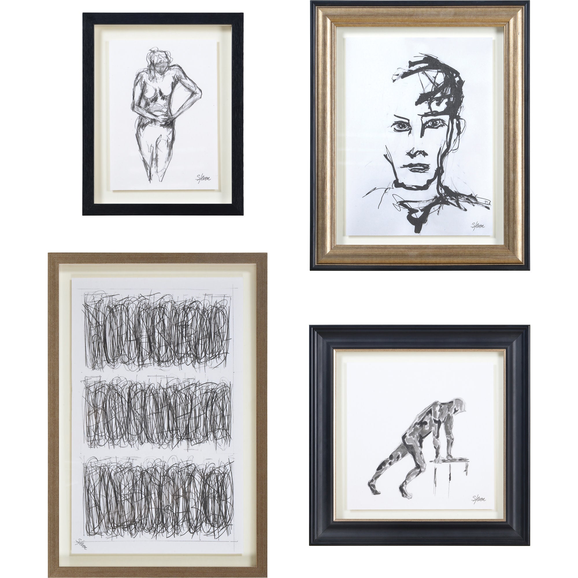 Studio Line Art - Sketch (Set of 4)