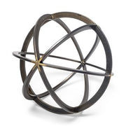 Galenna Black Metal Circular Decorative Orb
