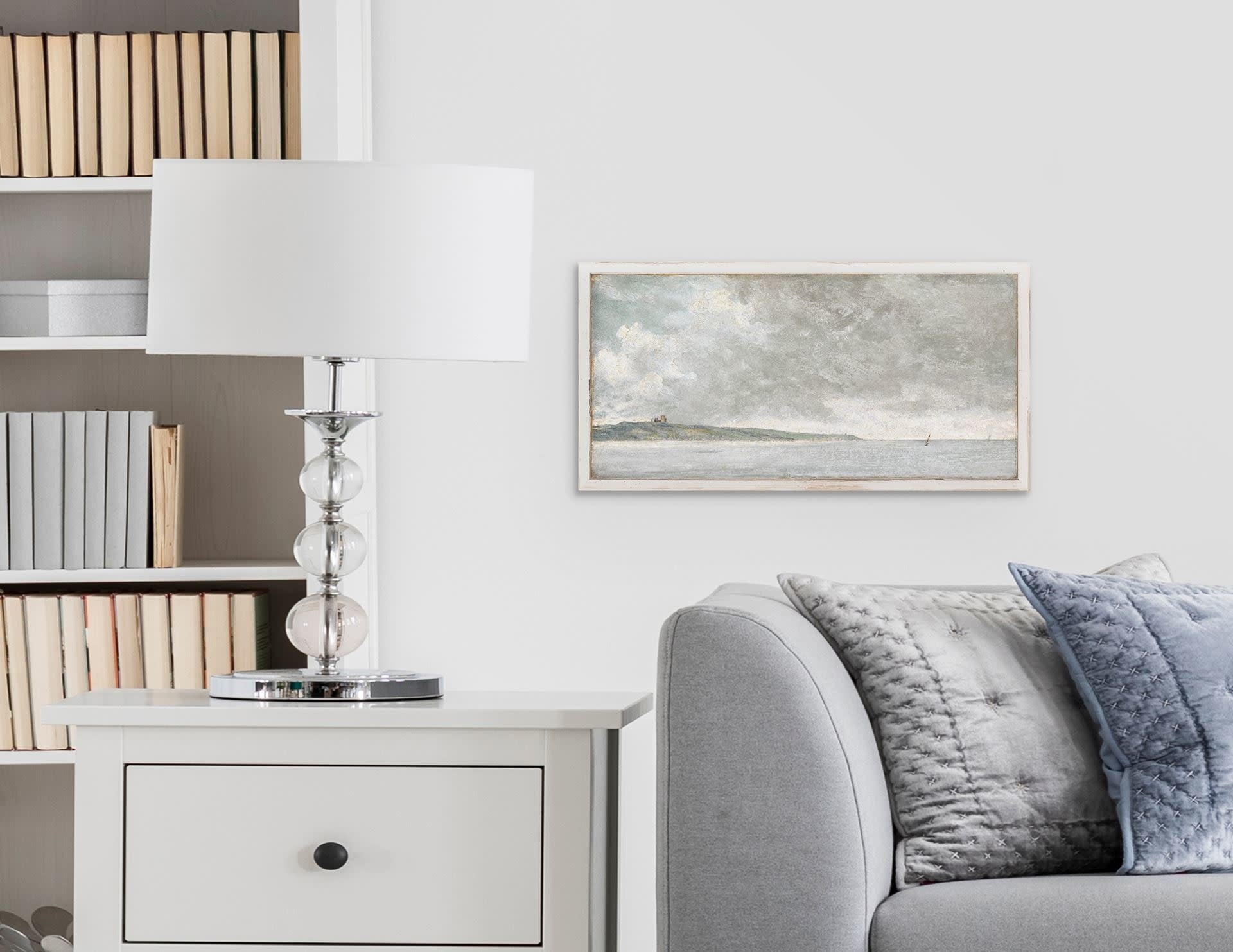 Petite Scapes - Coastal Scene with Cliffs C. 1814