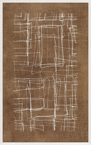 Burnt Umber Impressions IV - Large
